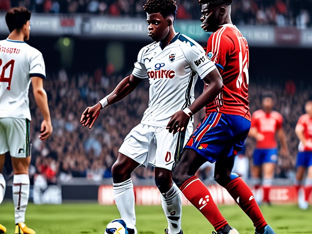 Spence appears to snub Partey pre-match handshake