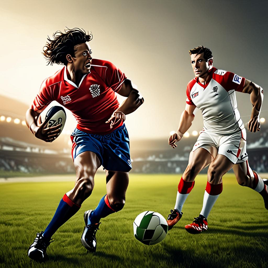 Rugby v cricket - England's George swaps sports to help tackle MND